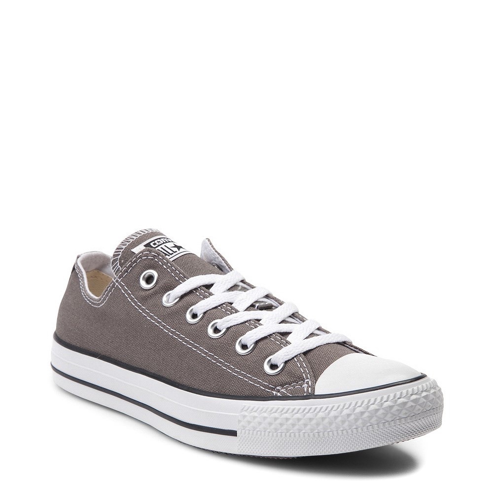 Gray low top converse